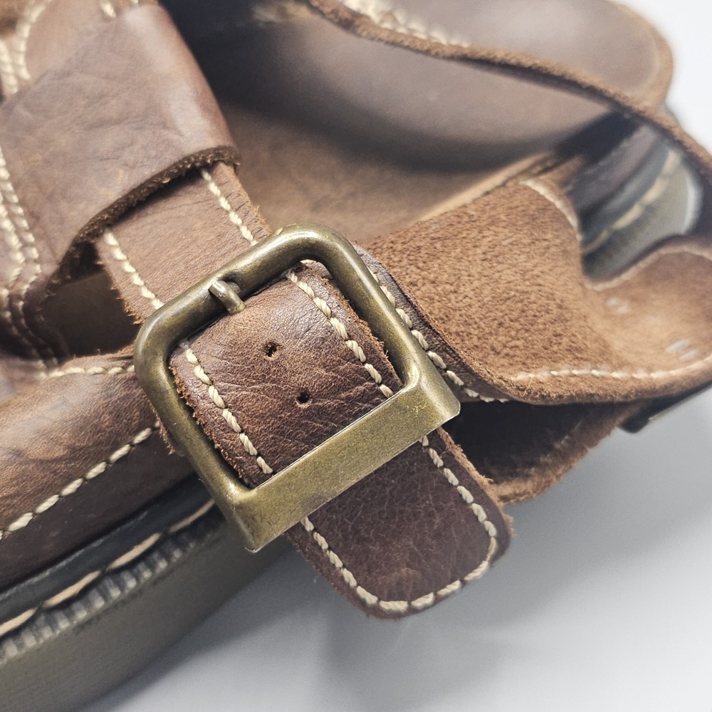 Vintage Leather Fishermen Chunky Sandals Women's 9.5 Mens 8 Y2K 90s Made Spain - Picture 4 of 15
